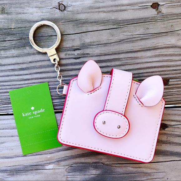 🐷Kate Spade Year of the Pig Card Case Keychain🐷 - Picture 2 of 8